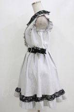 画像2: DearMyLove / キラキラビジューオフショルフリルワンピース M ブルー H-26-07-29-1032-GO-OP-NS-ZH (2)