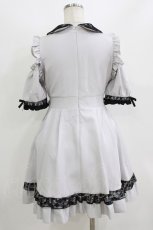 画像3: DearMyLove / キラキラビジューオフショルフリルワンピース M ブルー H-26-07-29-1032-GO-OP-NS-ZH (3)