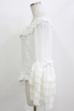 画像2: Innocent World / スクエアーネックエリザベートブラウス L オフ H-26-07-29-1034-IW-BL-NS-ZH (2)