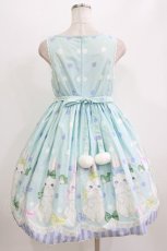 画像3: Angelic Pretty / マシュマロバニー襟付ジャンパースカート Free サックス H-26-07-29-1004-AP-OP-NS-ZH (3)