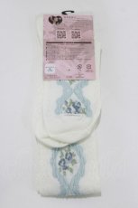 画像2: m petit by misako / ECAMOVKバラレース  白/サックス H-26-07-29-1058-LO-ZA-NS-ZH (2)