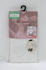 画像1: m petit by misako / AMレースアップシアータイツ L~LL オフホワイト H-26-07-29-1061-LO-ZA-NS-ZH (1)