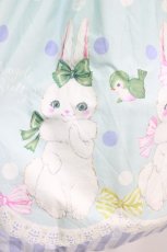 画像4: Angelic Pretty / マシュマロバニー襟付ジャンパースカート Free サックス H-26-07-29-1004-AP-OP-NS-ZH (4)