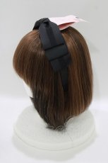 画像2: m petit by misako / AM*NIリボンカチューシャ  ブラック H-26-07-29-1069-LO-AC-NS-ZH (2)
