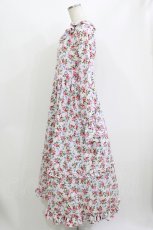 画像2: FLC / 星名桜子/2WAY花柄フリルワンピース S ピンク H-26-07-29-1010-LO-OP-NS-ZH (2)