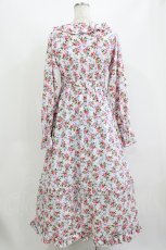 画像3: FLC / 星名桜子/2WAY花柄フリルワンピース S ピンク H-26-07-29-1010-LO-OP-NS-ZH (3)