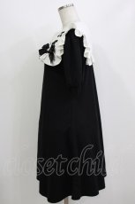 画像2: Ank Rouge / ビジューリボンセーラーカットワンピース M ブラック H-26-07-29-1020-CA-OP-NS-ZH (2)