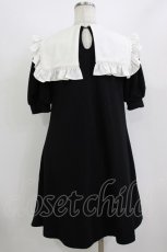 画像3: Ank Rouge / ビジューリボンセーラーカットワンピース M ブラック H-26-07-29-1020-CA-OP-NS-ZH (3)