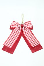 画像1: ｍ petit by misako / AMチェックBGC  レッド H-26-07-29-011-0-ZA-NS-ZH (1)