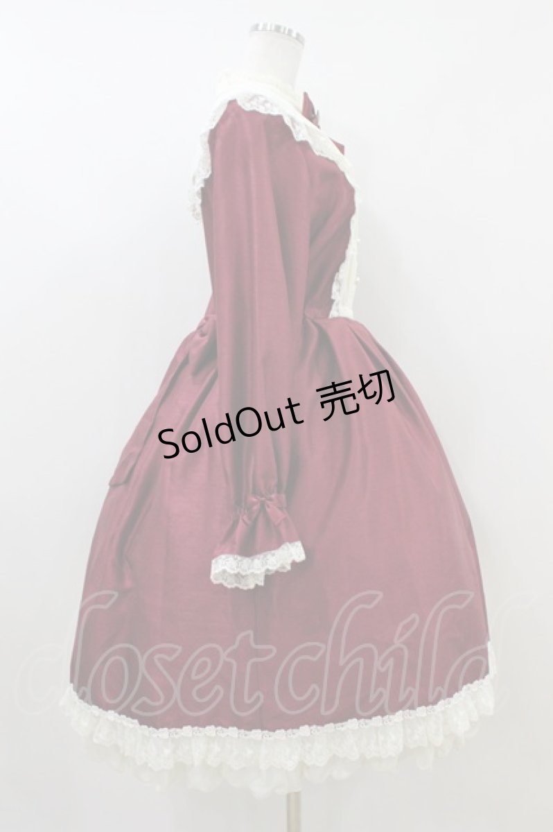 画像3: Pina sweetcollection / アリスドールワンピース F ワイン H-26-07-30-043-LO-OP-YZ-ZH (3)