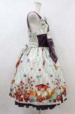 画像3: metamorphose / 【プラスサイズ】春告げ鳥の恋うららタックジャンパースカート プラスサイズ グリーン H-26-07-30-044-ME-OP-NS-ZH (3)