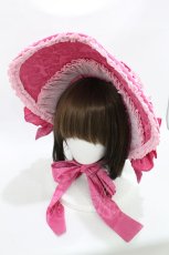 画像1: Hoshibako Works / millna/ショッキングピンクハートボンネット  ピンク H-26-08-01-045-LO-AC-NS-ZH (1)
