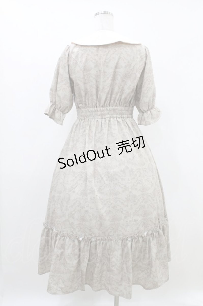 画像2: m petit by misako / NINA’S/トワルドジュイワンピース S ベージュ H-26-08-01-015-LO-OP-NS-ZH (2)
