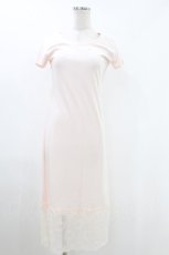画像1: mon lily / ロゴプリントワンピース M ピンク H-26-08-01-022-LO-OP-NS-ZH (1)