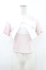 画像1: OLIVE des OLIVE / リボン映え半袖トップス Free ピンク H-26-08-01-031-GO-TO-NS-ZH (1)