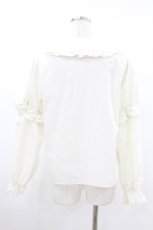 画像2: m petit by misako / AM*2WAYソデフリルBL S  H-26-08-01-033-LO-BL-NS-ZH (2)