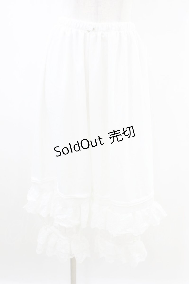 画像1: Eri Aino's collaboration / 愛野えり/ドロワーズ M~L 白 H-26-08-01-035-PU-PA-NS-ZH (1)