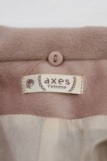 画像5: axes femme / 裾刺繍ロングコート L ピンク H-26-08-02-031-AX-CO-NS-ZH (5)