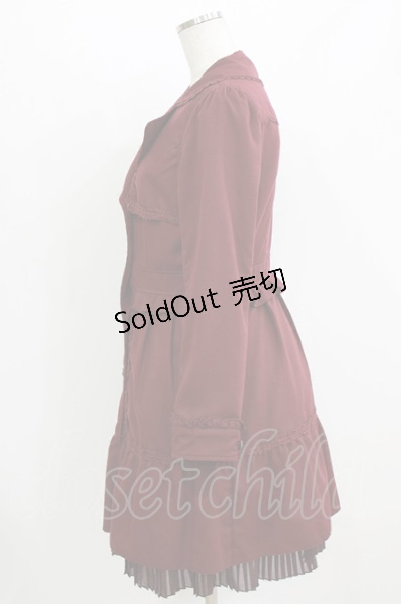 画像2: axes femme / ライナー付きトレンチコート M ワイン H-26-08-02-033-AX-CO-NS-ZH (2)