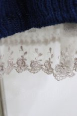 画像5: axes femme / タートルざっくりニットワンピース M ブルー H-26-08-02-038-AX-OP-NS-ZH (5)