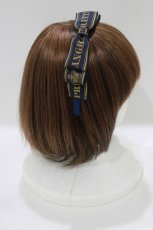画像2: Angelic Pretty / Crownロゴリボンカチューシャ  ネイビー H-26-08-02-007-AP-AC-NS-ZH (2)