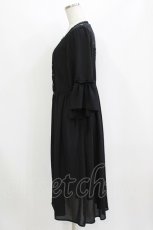 画像2: axes femme / バックレースロングガウン M ブラック H-26-08-02-047-AX-TO-NS-ZH (2)