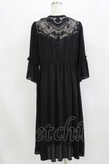 画像3: axes femme / バックレースロングガウン M ブラック H-26-08-02-047-AX-TO-NS-ZH (3)