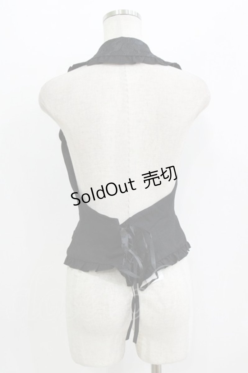 画像3: axes femme POETIQUE / BIG襟ホルターネックベスト M  H-26-08-02-049-AX-TO-NS-ZH (3)