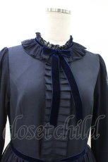 画像4: Melody BasKet / ご令嬢のチュールワンピース M ネイビー H-26-08-02-1023-LO-OP-KB-ZH (4)