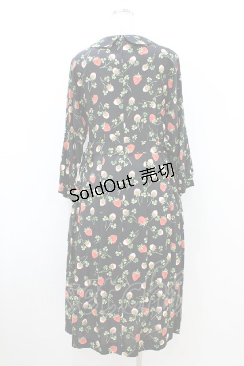 画像2: Jane Marple / Fortune gardeｎ side ribbon dress M ブラック H-26-08-02-1026-JM-OP-ET-ZH (2)