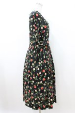 画像3: Jane Marple / Fortune gardeｎ side ribbon dress M ブラック H-26-08-02-1026-JM-OP-ET-ZH (3)