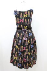 画像2: Jane Marple / Little tassel dollsスクエアドレス M ブラック H-26-08-02-1027-JM-OP-ET-ZH (2)
