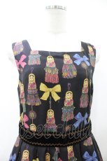 画像4: Jane Marple / Little tassel dollsスクエアドレス M ブラック H-26-08-02-1027-JM-OP-ET-ZH (4)
