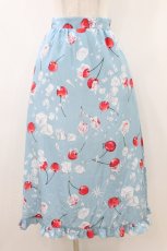 画像1: MILK / フローズンチェリースカート  アクアブルー H-26-08-02-1033-ML-SK-AK-ZH (1)
