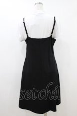 画像2: KILL STAR / NUNSENSE 2-PIECE DRESS L 白×黒 H-26-08-02-1035-SL-OP-KB-ZH (2)