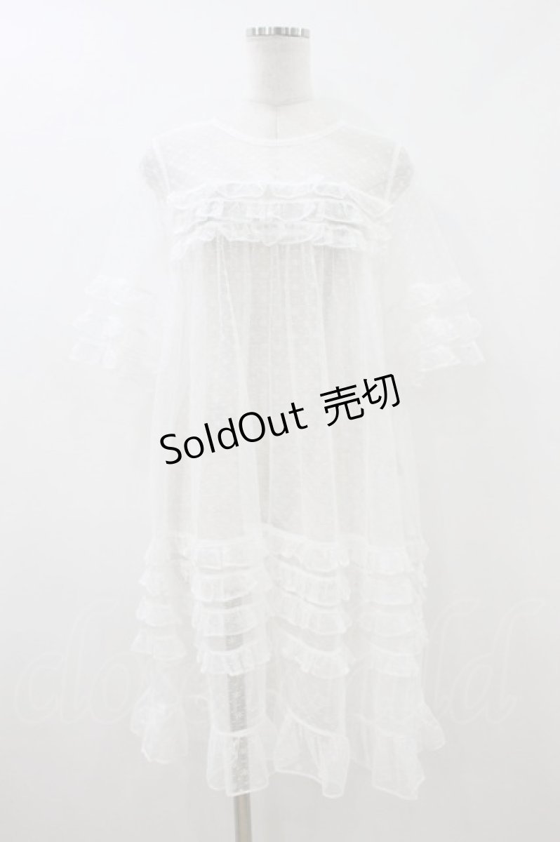 画像1: Katie / PRISM frilled one-piece FREE オフ H-26-08-02-1037-LO-OP-AK-ZH (1)