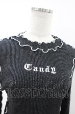 画像3: Candy Stripper / CANDY RIBトップス 2 BLACK H-26-08-02-1041-PU-TO-AK-ZH (3)