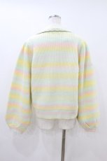 画像2: Candy Stripper / FRILL COLLAR KNIT CARDIGAN 2 LIGHT GREEN H-26-08-02-1045-PU-TO-AK-ZH (2)