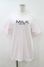 画像1: MILK / MILK TEE  ベビーピンク H-26-08-02-1046-ML-TO-AK-ZH (1)