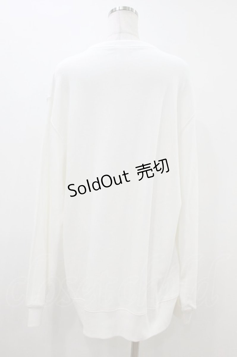 画像2: NieR Clothing / プリントSWEAT  2XL 白/おしゅし H-26-08-02-1047-PU-TO-KB-ZH (2)