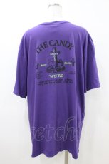 画像2: Candy Stripper / HOLD A CEREMONY TEE 4 PURPLE H-26-08-02-1051-PU-TO-AK-ZH (2)