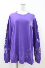 画像1: Candy Stripper / CANDY DINER L/S TEE 2 PURPLE H-26-08-02-1052-PU-TO-AK-ZH (1)