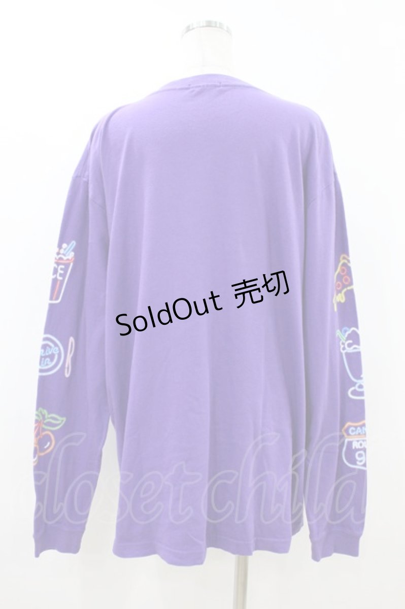 画像2: Candy Stripper / CANDY DINER L/S TEE 2 PURPLE H-26-08-02-1052-PU-TO-AK-ZH (2)