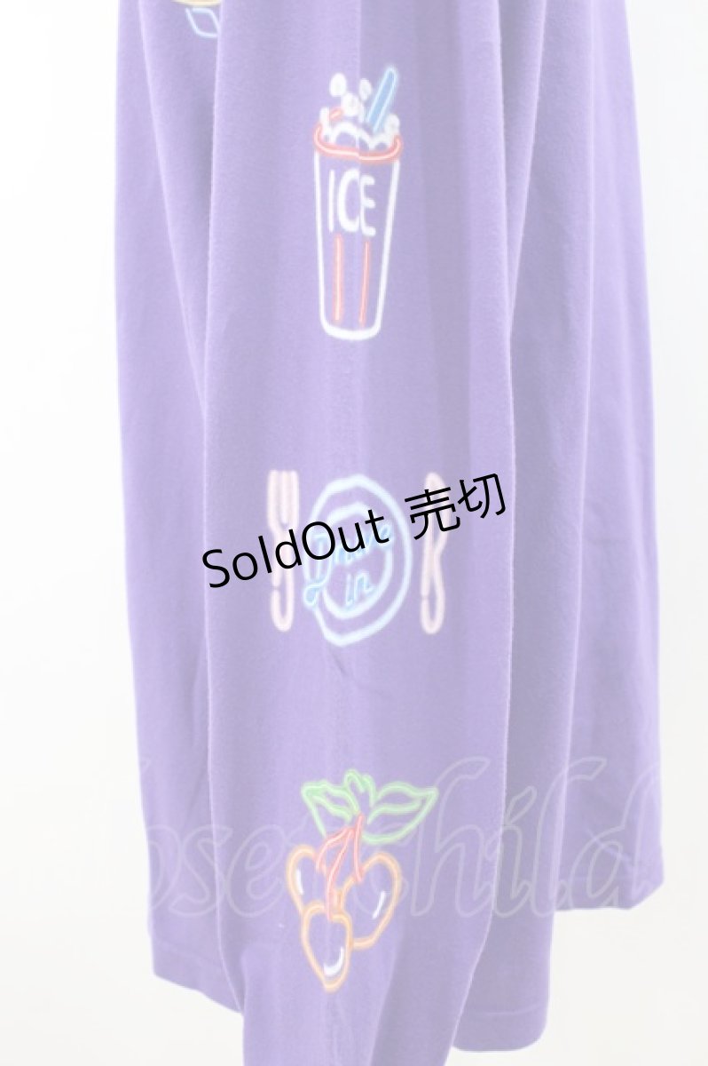 画像4: Candy Stripper / CANDY DINER L/S TEE 2 PURPLE H-26-08-02-1052-PU-TO-AK-ZH (4)