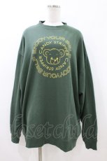 画像1: Candy Stripper / プリントスウェット 2 GREEN H-26-08-02-1053-PU-TO-AK-ZH (1)