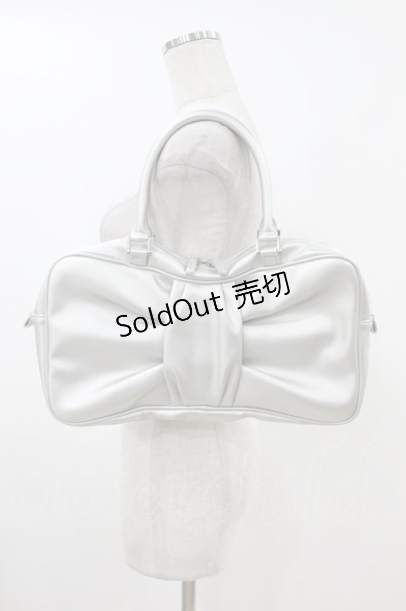 画像1: Emily Temple cute / リボンBag  シルバー H-26-08-02-1002-ET-BG-AK-ZH (1)