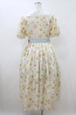画像2: Melody BasKet / Blooming poppyフロントボタンワンピース M イエロー H-26-08-02-1007-LO-OP-KB-ZH (2)