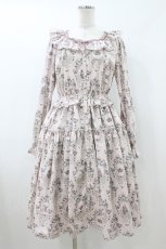 画像1: Melody BasKet / Rose Princessブラウスワンピース M ピンク H-26-08-02-1011-LO-OP-KB-ZH (1)