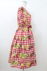画像3: Melody BasKet / Fruits BasKetワンピース  レッド H-26-08-02-1013-LO-OP-KB-ZH (3)
