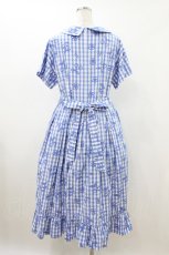 画像2: Jane Marple / Picnic cloth joyfulドレス  ブルー H-26-08-02-1015-JM-OP-KB-ZH (2)